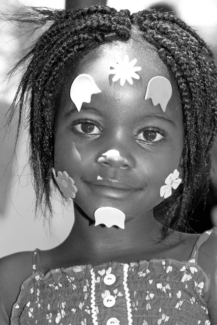 A child supported by WWS in South Africa