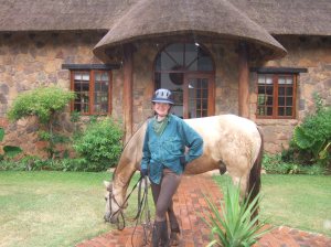 Arriving at Jembisa after a long day in the saddle