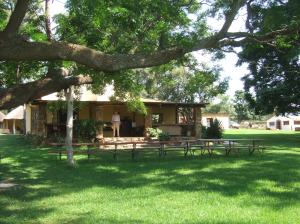 The lodge at Horizon Horseback