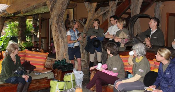 Learning about rhino conservation