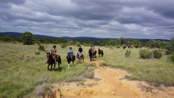 Riding through Lapala Wilderness