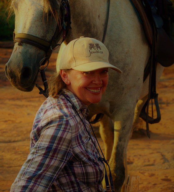 Sophie Neville in the Waterberg 2017 - photo Mairi Hunt