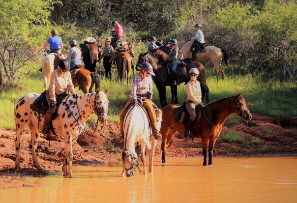 TWT Ride Day 6 Hilly Sophie and Janie at the Jembisa waterhole