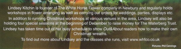 Out and About for TWT page one