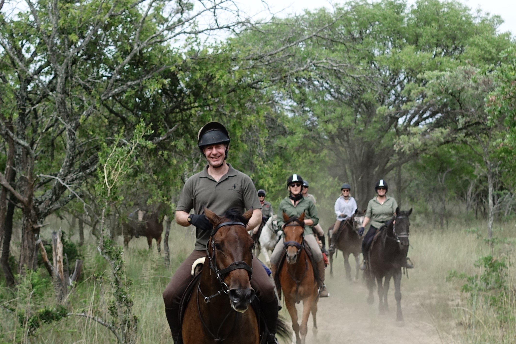 TWT Ride 2018 DAY 4 - Michael riding in the dust