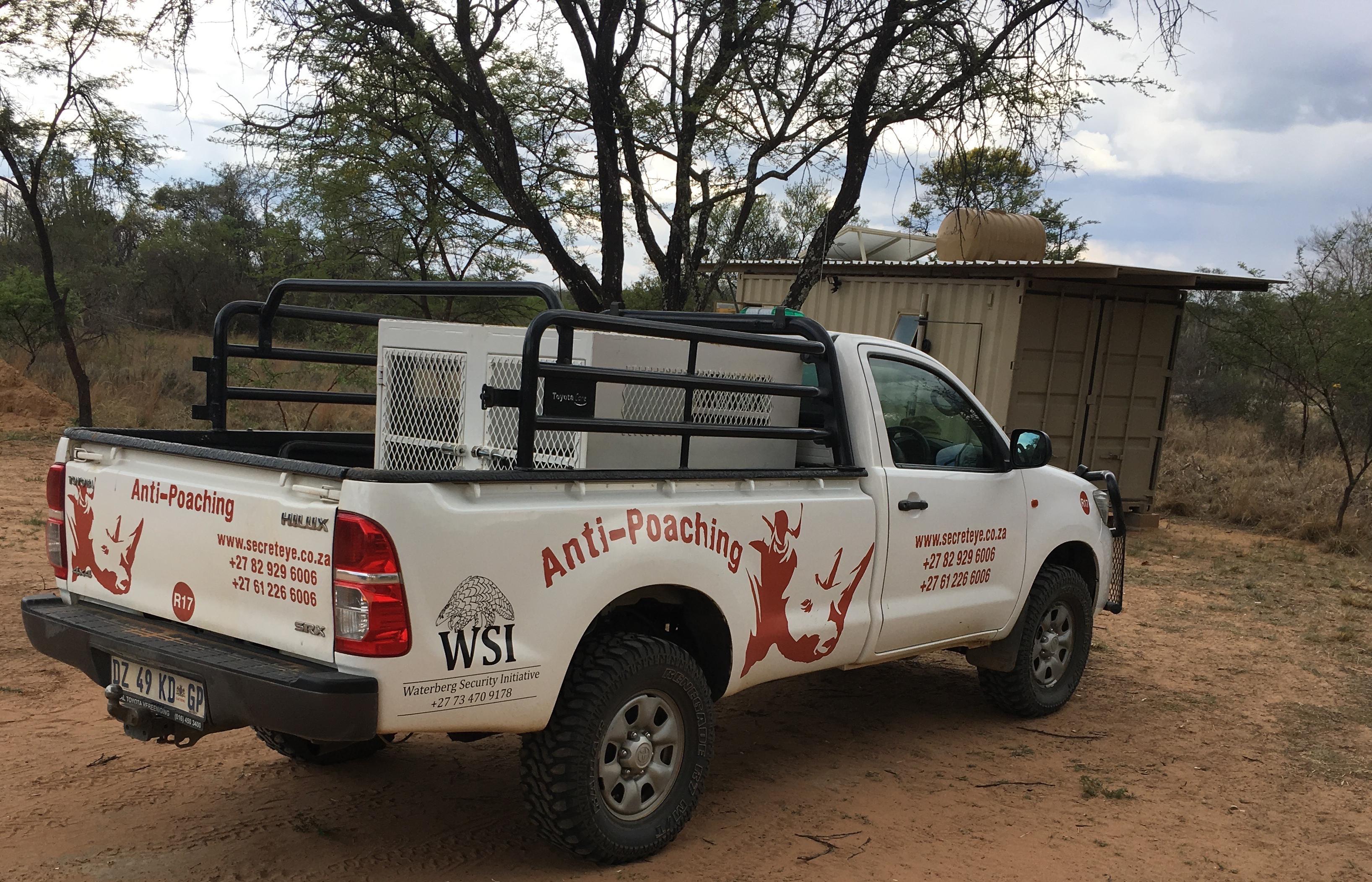 Anti-poaching security continer