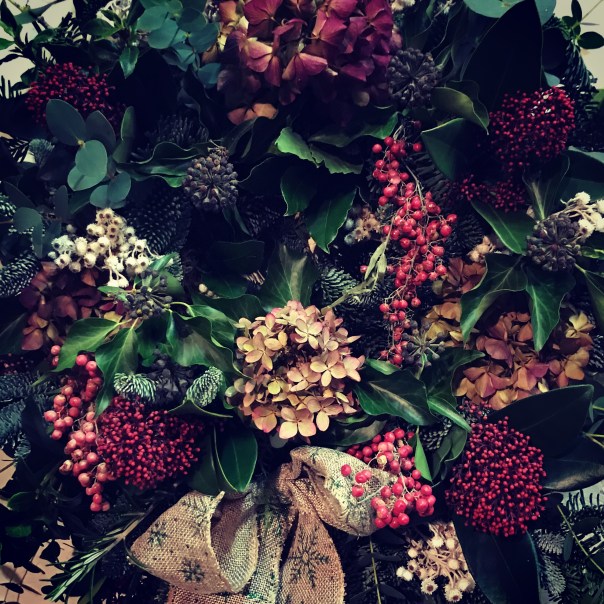 Christmas wreath by Catherine Lovell