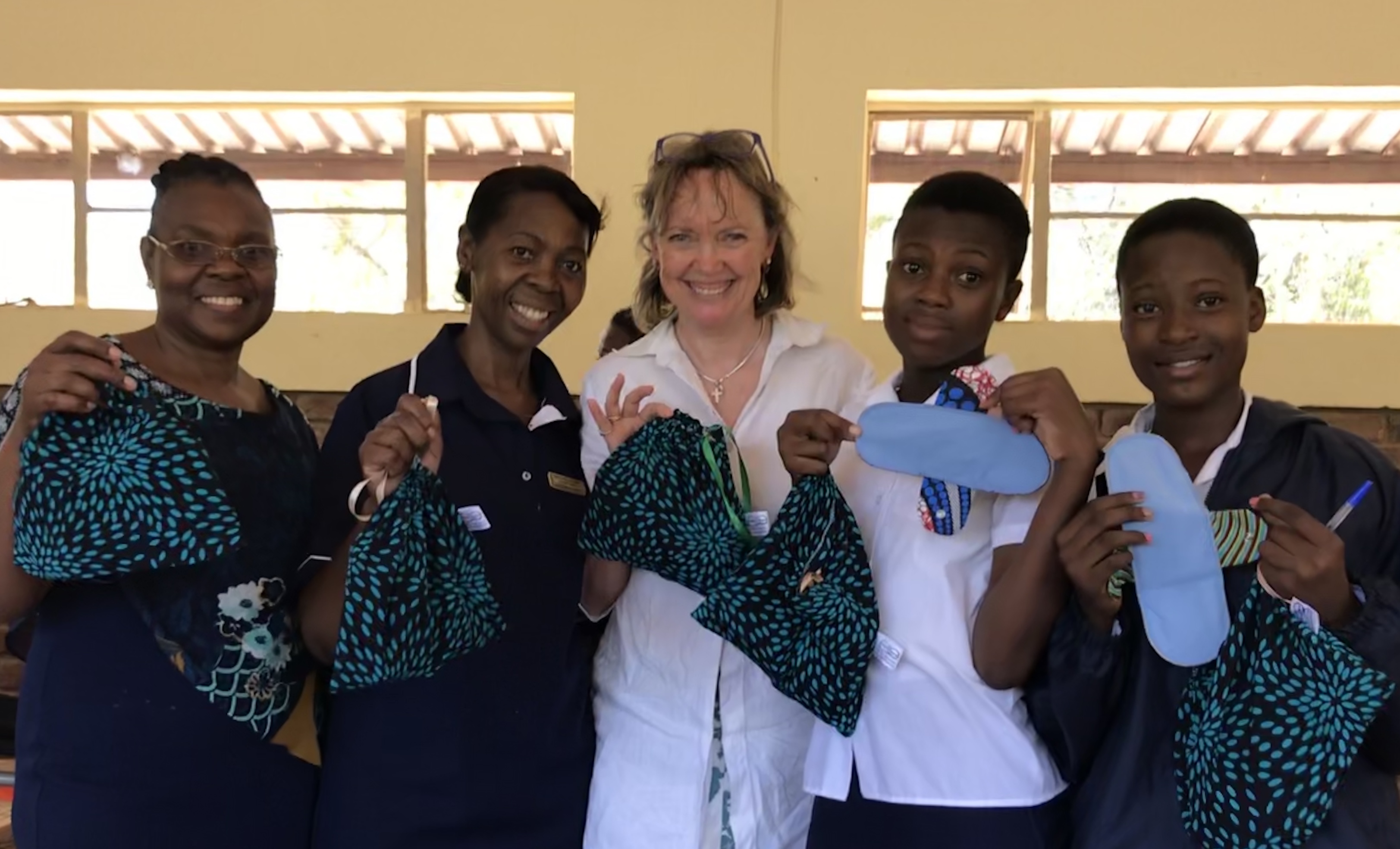 TWT's donation of Dignity Dreams stanitary pads 2019