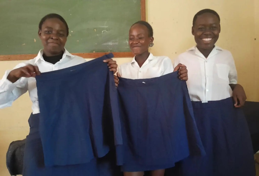 Items of school uniform distributed carefully